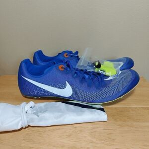 Nike Zoom Ja Fly 4 Track & Field Spikes Blue Green DR2741-400 Men's Size 12